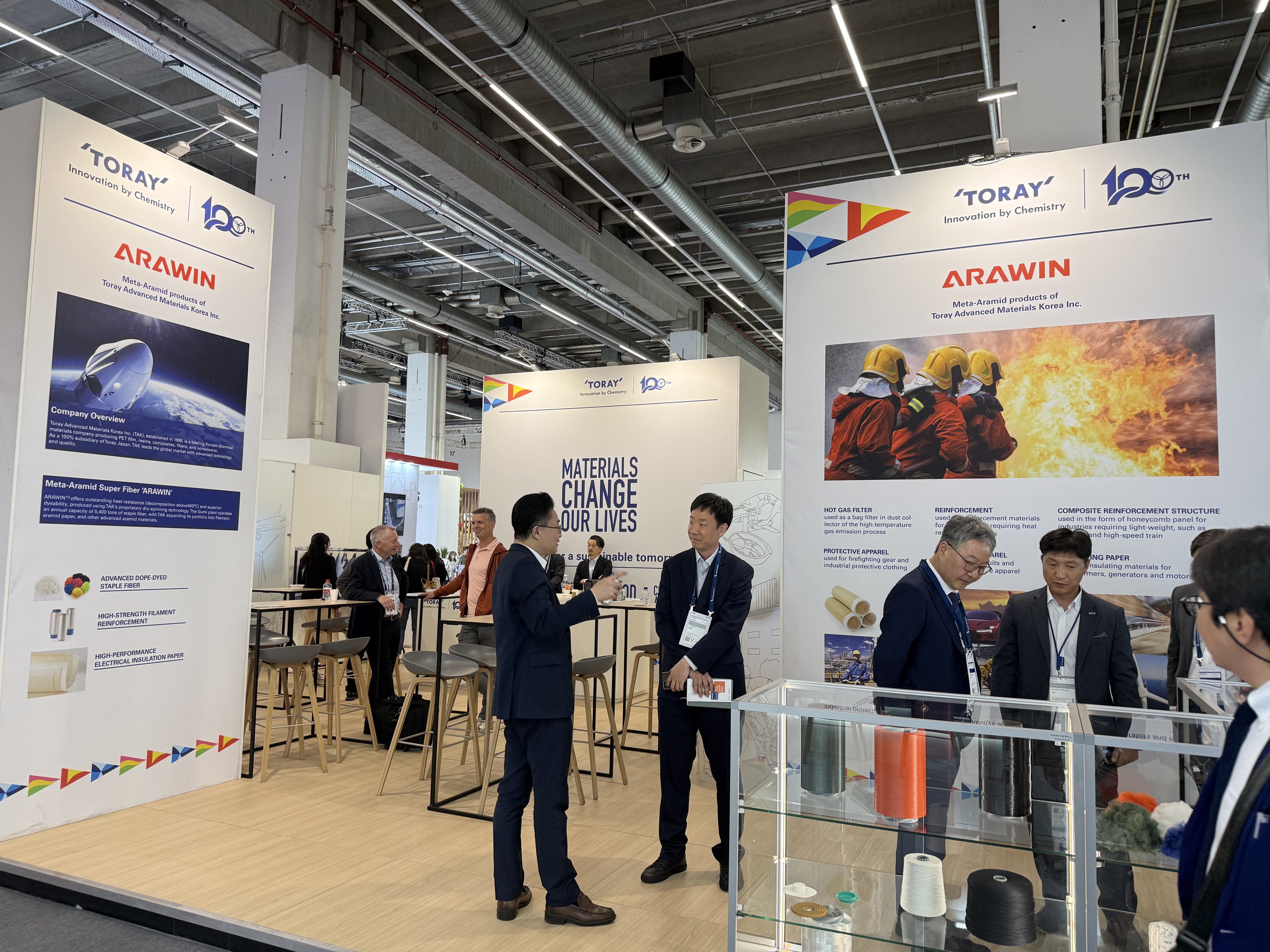 도레이첨단소재 ‘테크텍스틸 2026’ 참가, 아라미드 및 극세 흡음재 등 첨단 소재 선보여